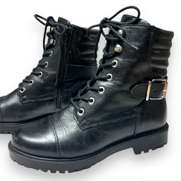 Oker Combat Leather Boots - Picture 1 of 7